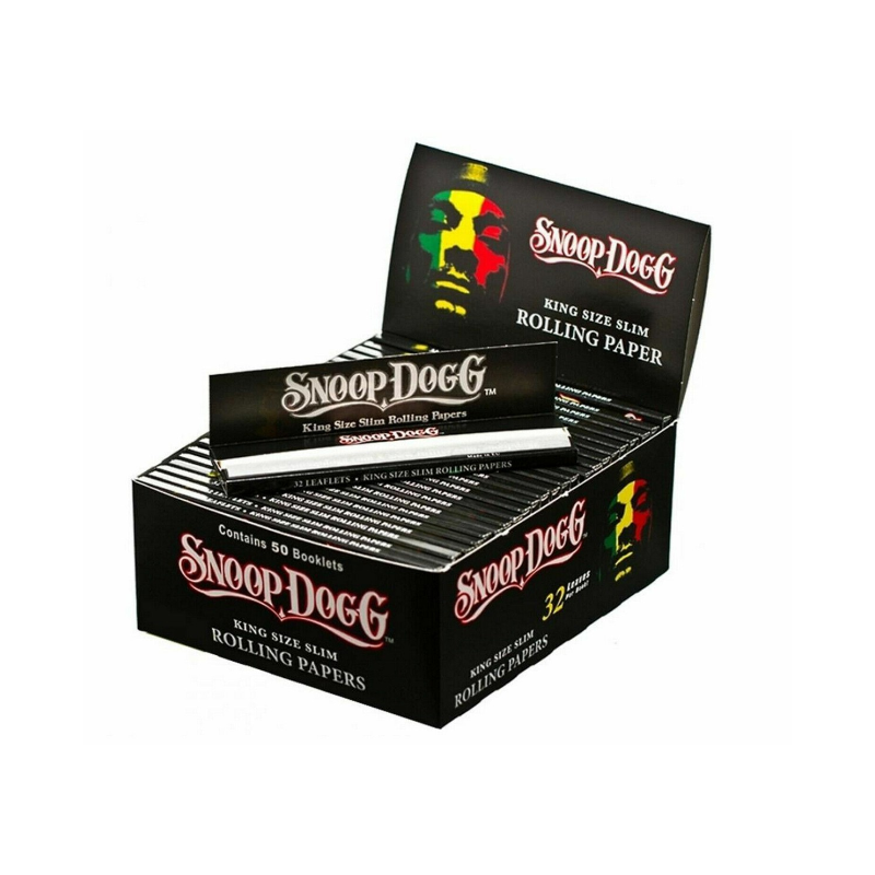 Snoop Dogg King Size Slim Rolling Paper 50 Pack