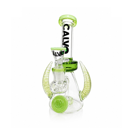 Calvo G﻿l﻿a﻿s﻿s Bong Space Horn Green Rig 21cm CG-63G