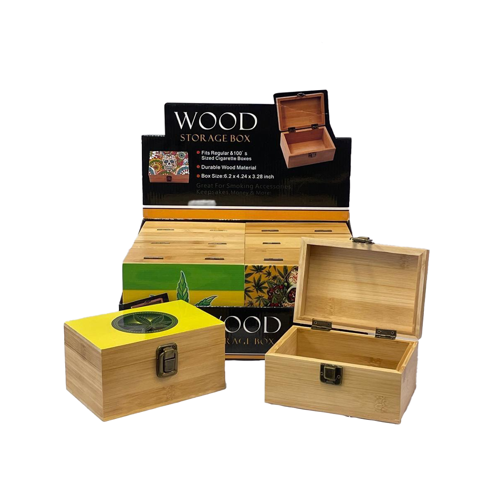 Sparkys Wooden Box Printed Small assorted Designs x 6