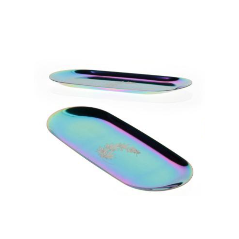 Rolling Tray Stainless Steel Rainbow