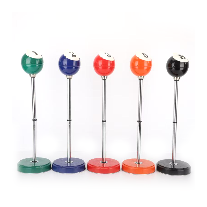 Exclusive Extendable Standing Ashtray Stick Pool Ball Assorted Colour x 1 Display Boxed