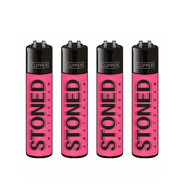 Exclusive Clipper Classics Stoned Rose Lighter 48 pack