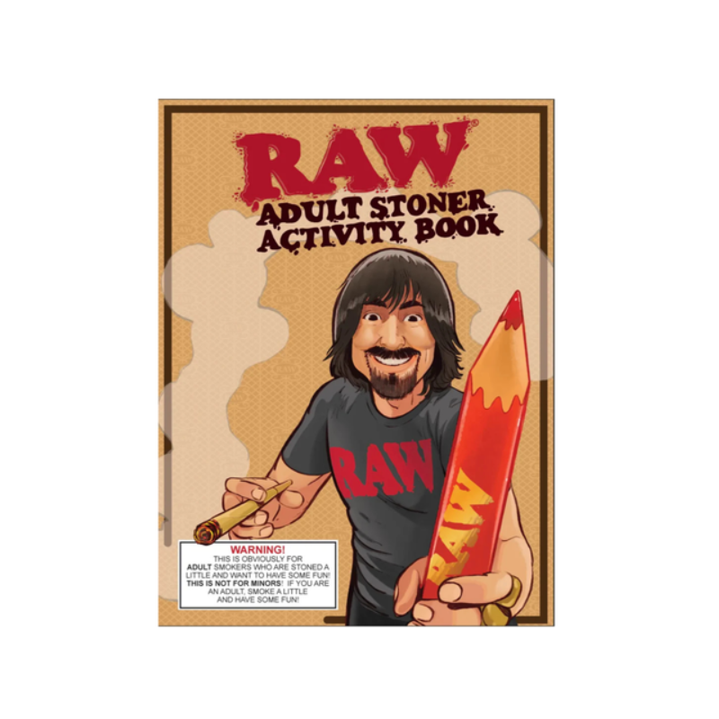 Exclusive Limited Edition Raw - Adult Stoner Activity Book