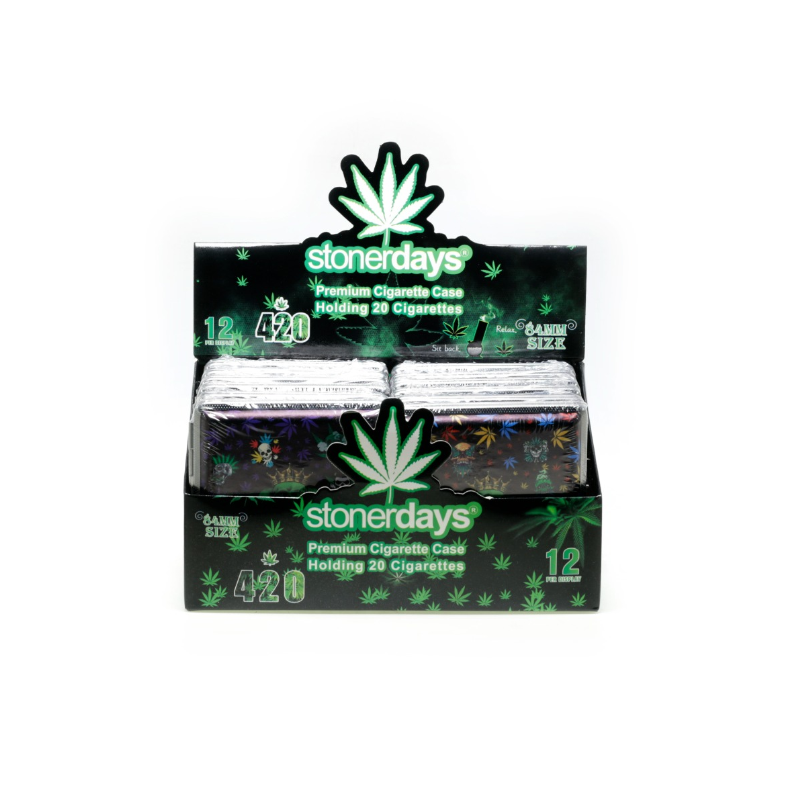 Premium Cigarette Case Stonerdays 84mm Accessory 12 Pack