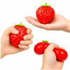 Strawberry Water Beads Filled Squishy Toy (12-Pack Display Box)