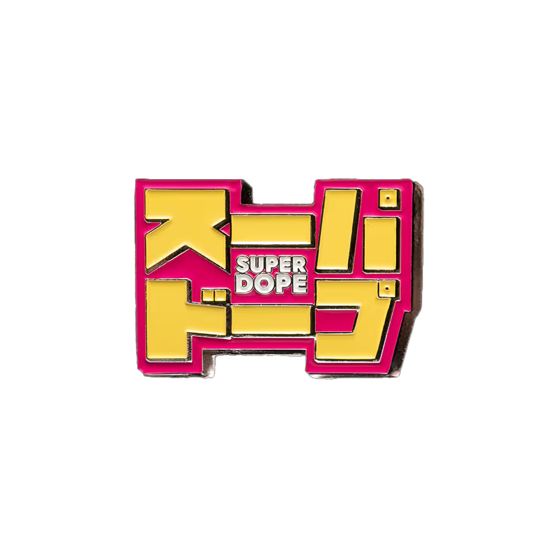 Super Dope Enamel Pin – Official SUPER DOPE Logo Collectible Metal Pin Badge