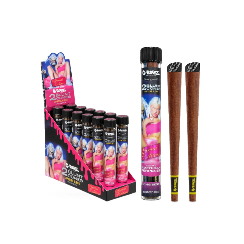 G-ROLLZ Limited Edition Supreme Blend Blunts Cone x12