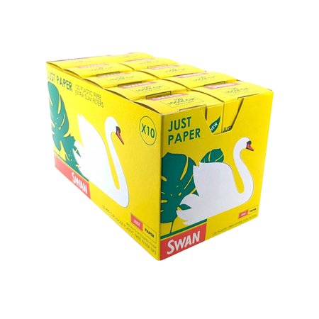 New Swan JUST PAPER Extra Slim Plastic Free Filter Tips 10 Packs of 120