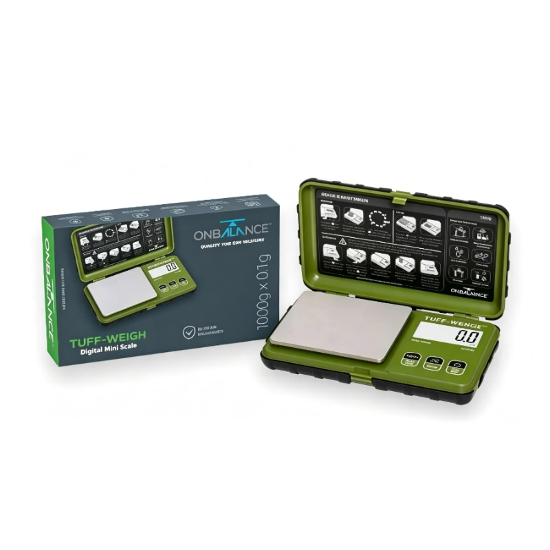 TUF-1000-GN On Balance Tuff-Weigh Pocket Scale - Green 1000g x 0.1g
