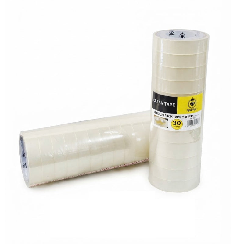 Clear Tape 22mm x 30mm Pack size: 12 x 1 SM-3118