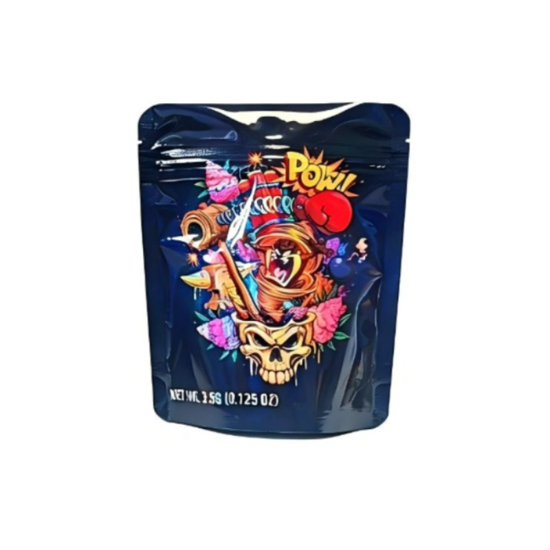 3.5g Tazmanian Devil Design Mylar Bags x 100 bags (1 pack) SS-1011