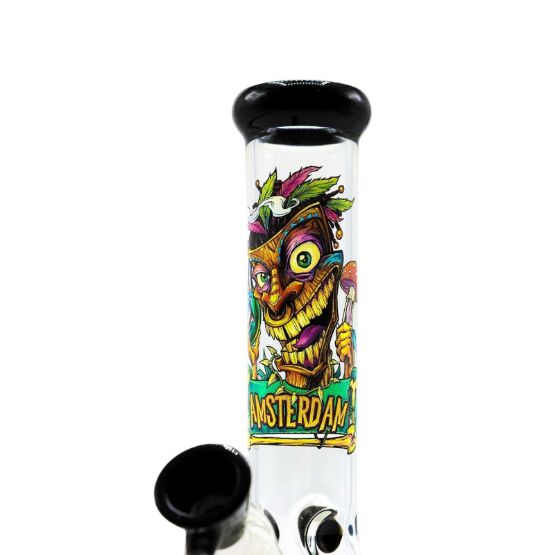 Tiki - Beaker Bong White H:26cm - Ø:40mm - SG:18.8mm