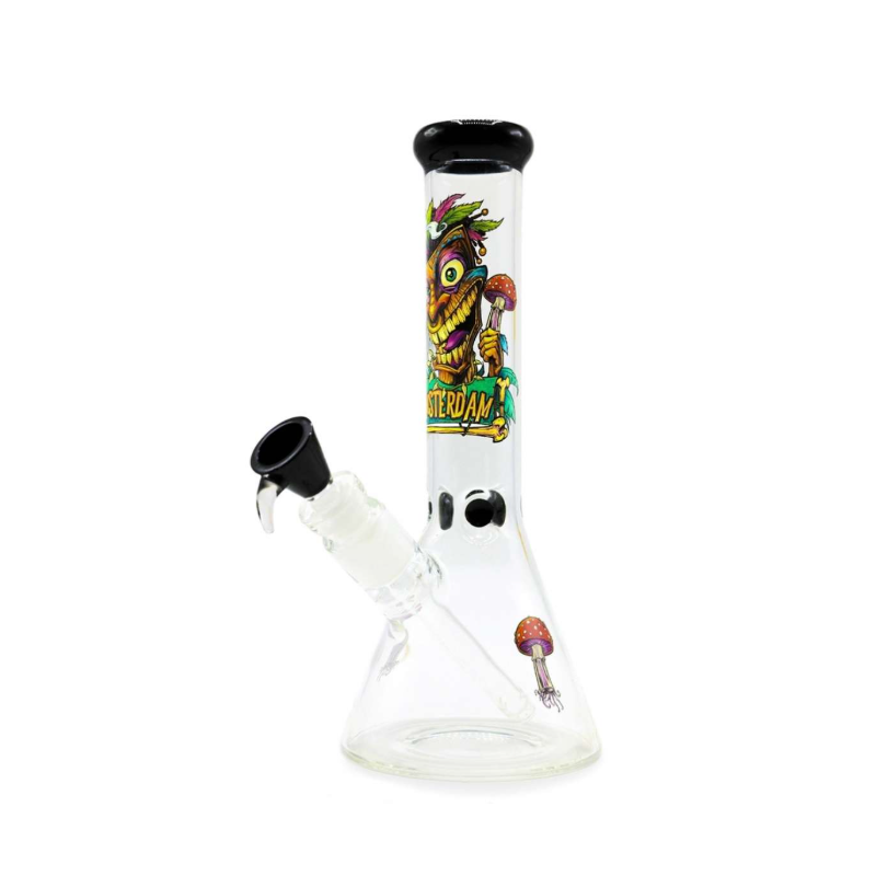 Tiki - Beaker Bong White H:26cm - Ø:40mm - SG:18.8mm