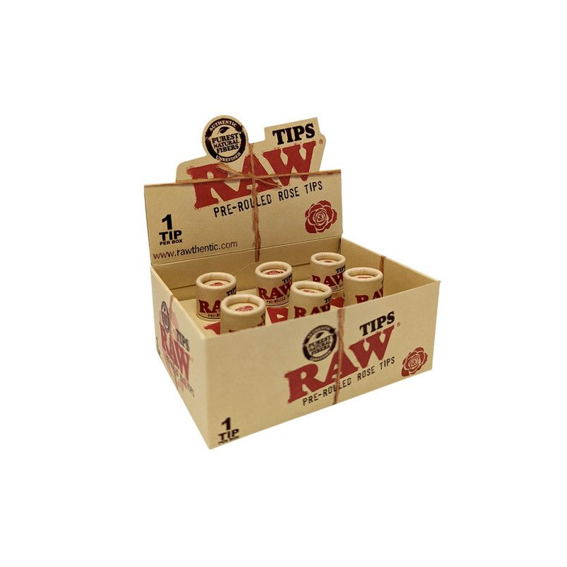 Exclusive RAW Pre-Rolled Red Rose Tip