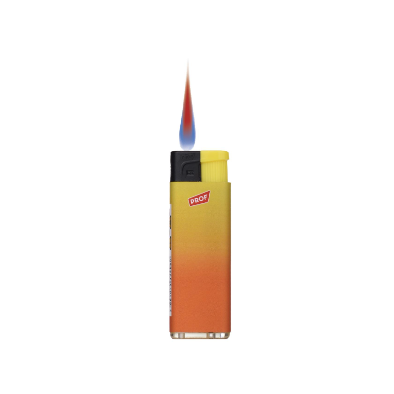 PROF Lighter Turbo Windproof "Gradient Color" 5 assorted designs, 50-piece display