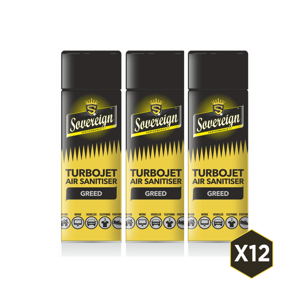 Turbo Jet Sovereign Spray Greed Pack of 12
