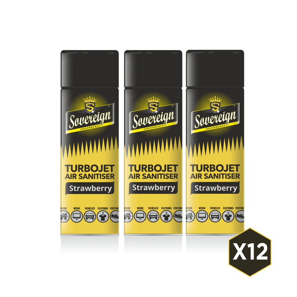 Turbo Jet Sovereign Spray Strawberry Pack of 12