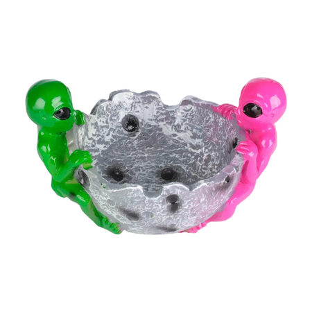 Resin Ashtray boxed - Twin Alien Design