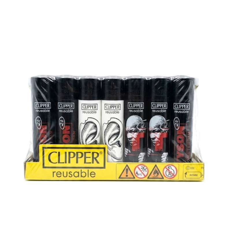 Exclusive Clipper X TYSON 2.0 Classic Large Lighter X 48 lighters