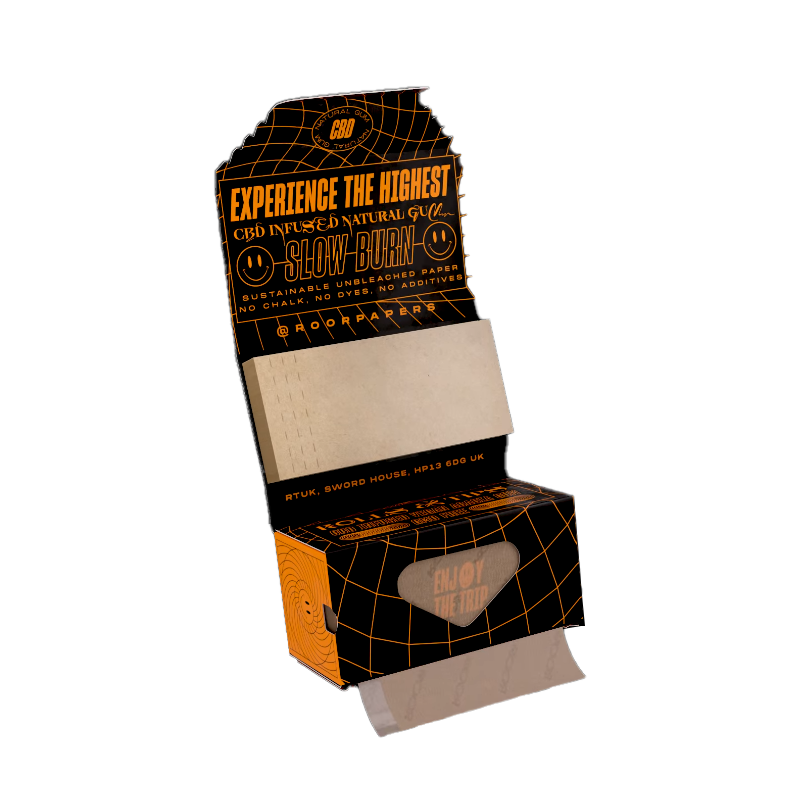 NEW ROOR - Unbleached Hemp 4m Rolls with Tips - CBD Gum