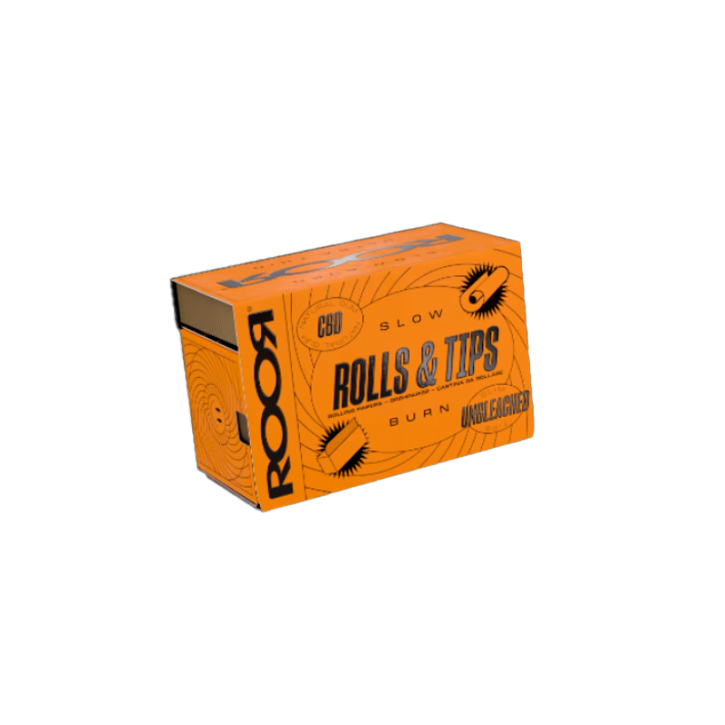 Clearance NEW ROOR - Unbleached Hemp 4m Rolls with Tips - CBD Gum