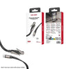 Ven-Dens Universal Premium 1.2M, black Type-C to IP 30W, multi-function fast charging data cable with phone holder VD-DC24CL