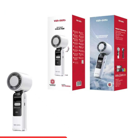 Ven-Dens Portable Handheld Mini Fan, USB Rechargeable Portable Personal Fan VD-FAN002