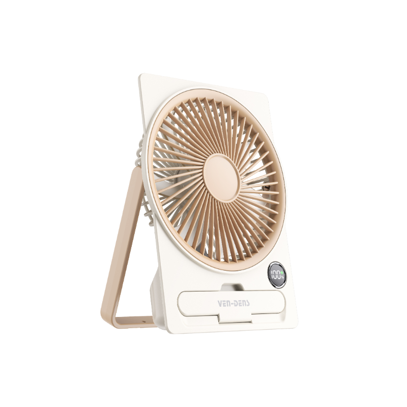 Ven-Dens 1800mAh Long Battery Life, Ultra-thin Table Fan VD-FAN008