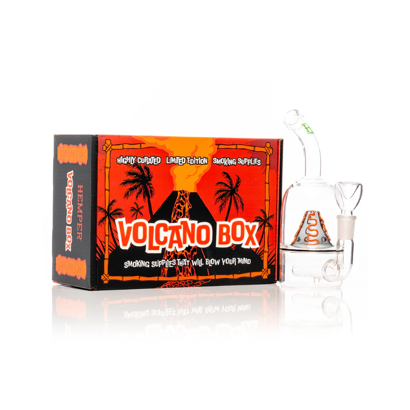Hemper Glass Volcano Bong 7"