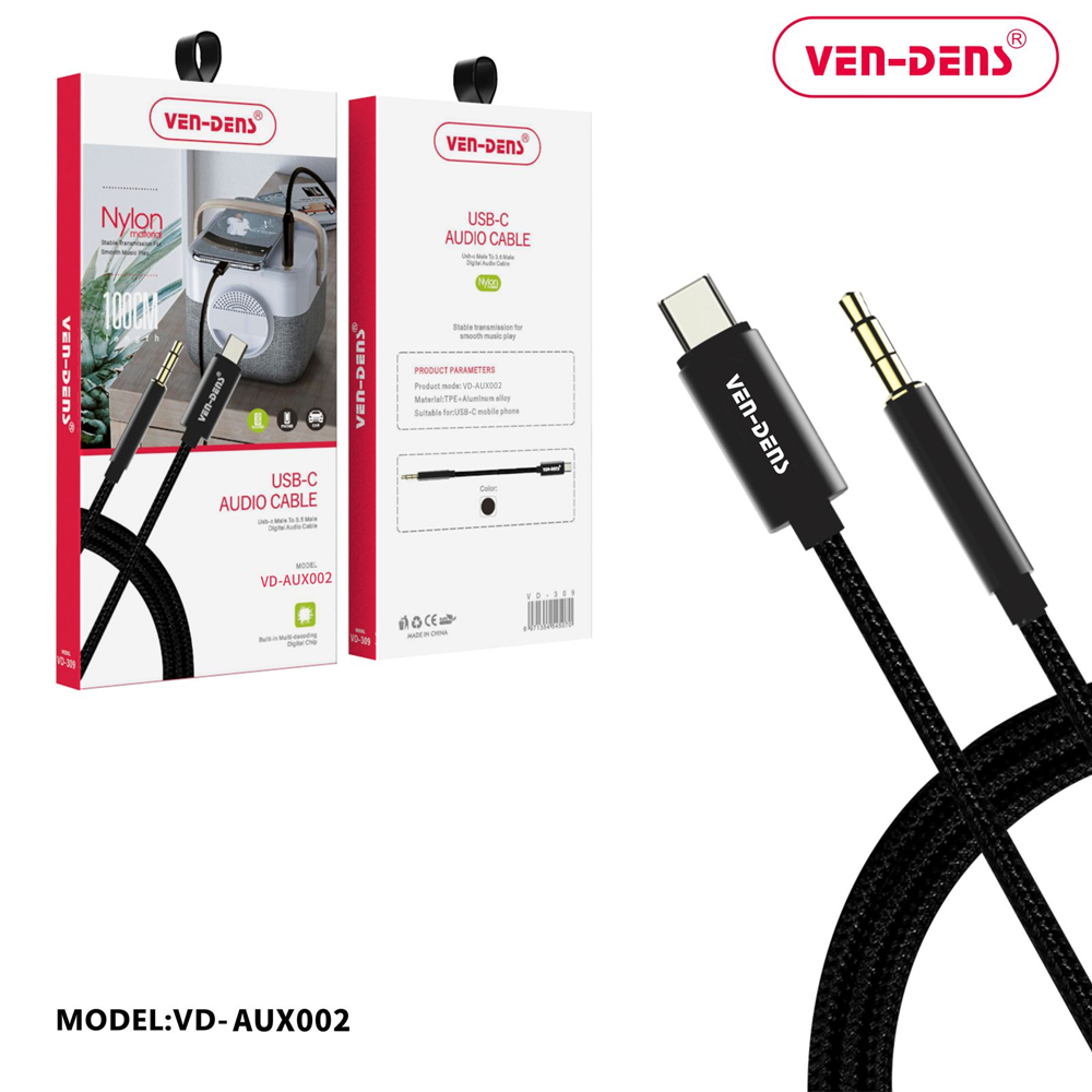 Ven Dens Type C to AUX Cable (AUX002) x 1