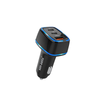 33W Ven-Dens 3x USB Ports Car Fast Charger with Built-in LED Lighting (CC008) x 1
