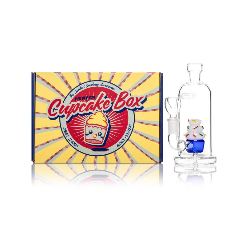 Hemper Cupcake Glass Bong 6" WP0522