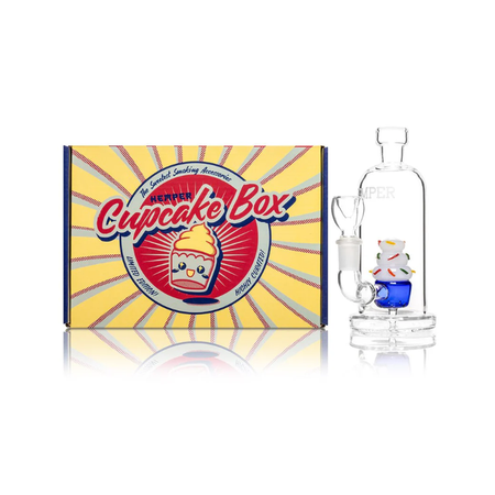 Hemper Cupcake Glass Bong 6" WP0522