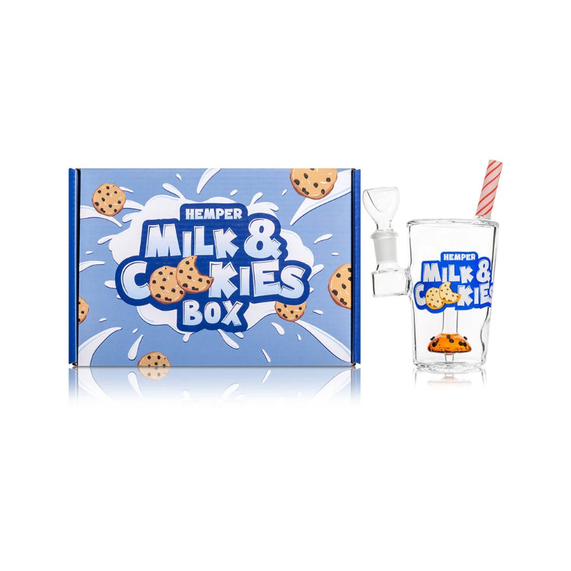 Hemper Milk and Cookies Glass Bong 6" WP1222