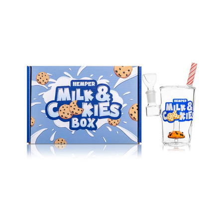 Hemper Milk and Cookies Glass Bong 6" WP1222