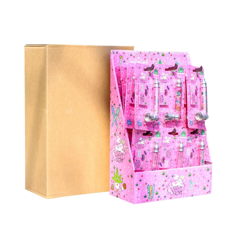 Metal Smoking Pipe Baked Bunny Display – 24 Pack