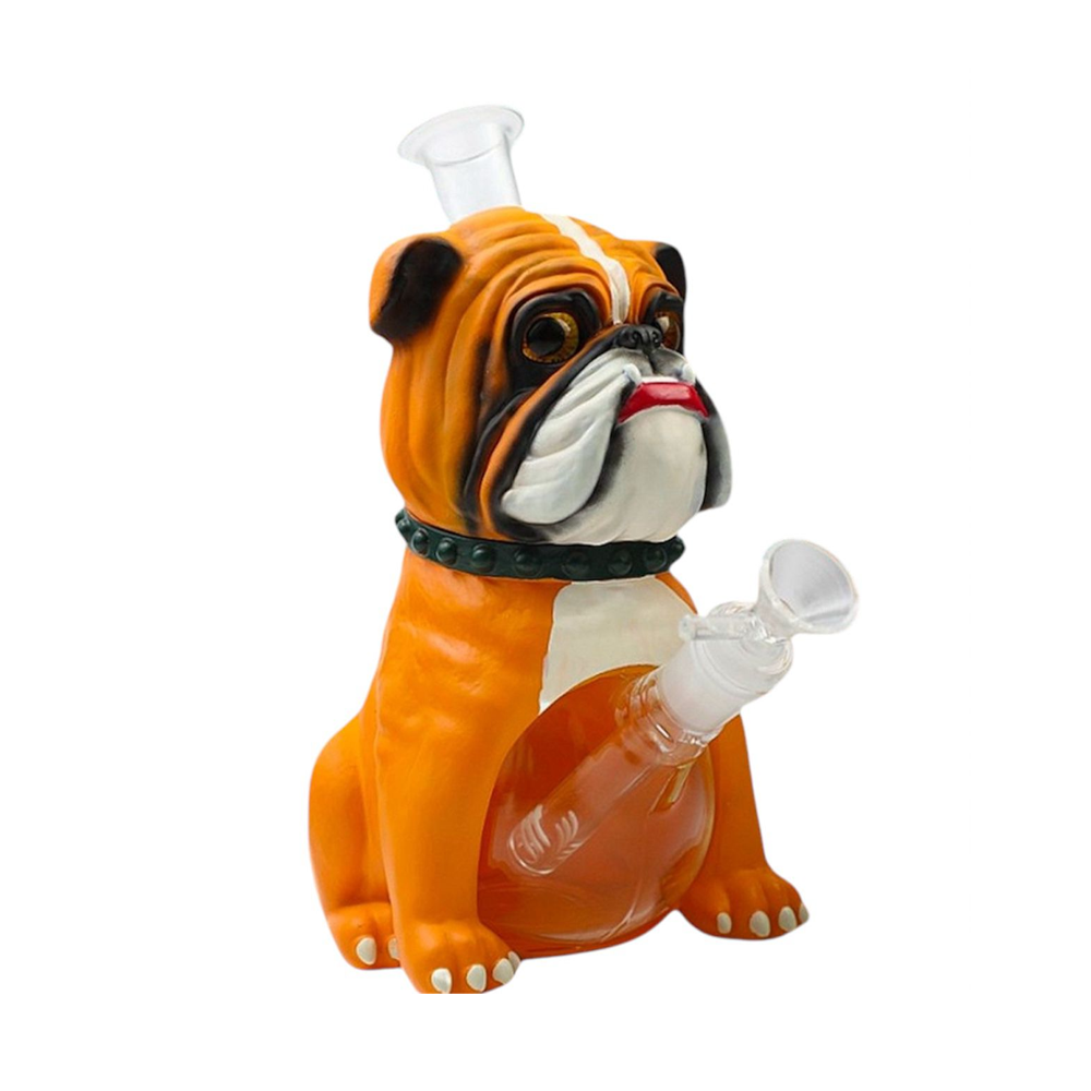 Clearance Bull Dog Pvc Water Pipe Bong 8.6 inches