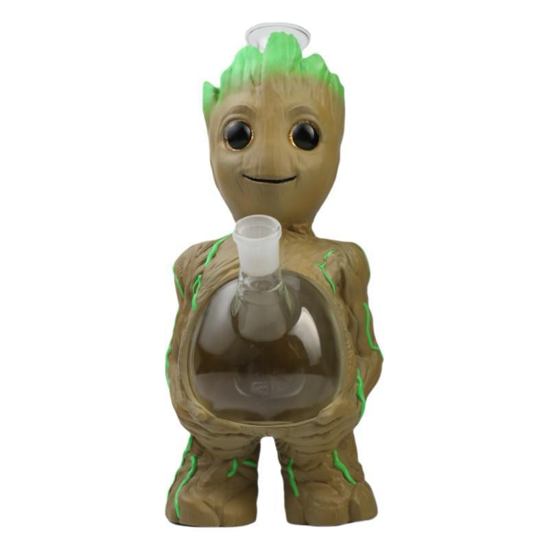 Groot Tree People PVC Bong Water Pipe 10.5 inches