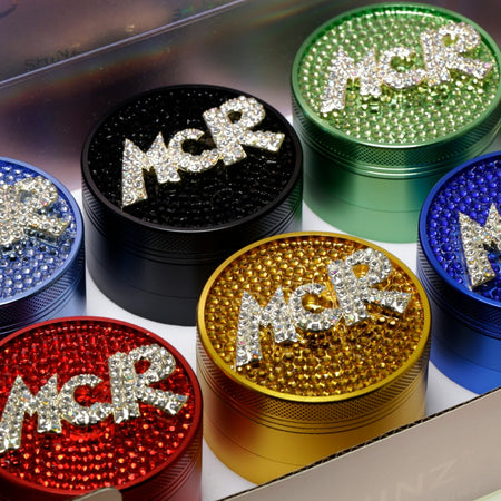 D&K Herb Metal Grinder Crystal Mcr Manchester 63mm 6 Pack
