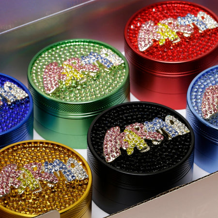 D&K Herb Metal Crystal Grinder Karama 63mm 6 Pack