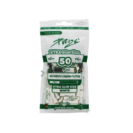 PURIZE® XTRAslim WHITE 50 Bag 5.9MM