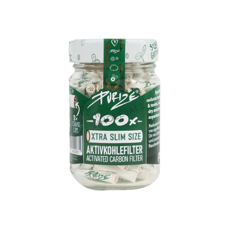 PURIZE® Glass I XTRA Slim Size 100 Jar White 6mm