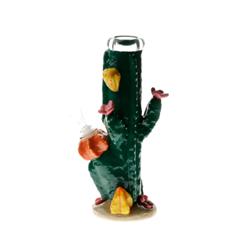 Glow in the Dark Glass Bong Wild Flower – 33cm