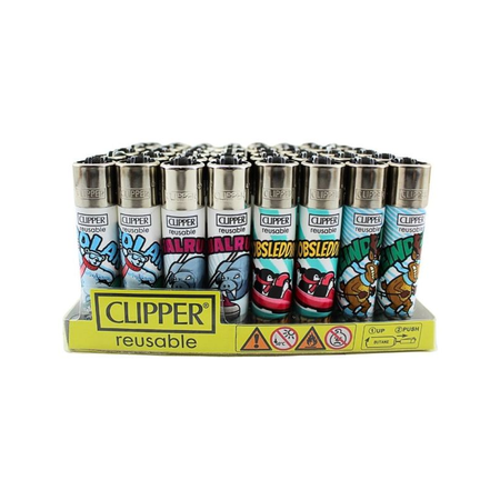 Clipper Classic Large Lighter Winter mix X 48 lighters