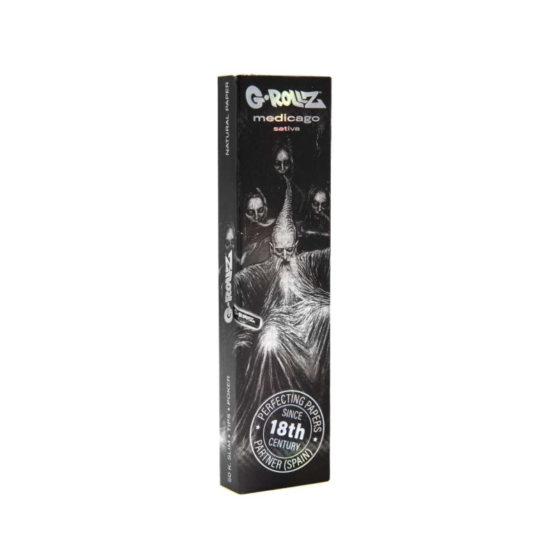 G-Rollz | 'Wizard' 50 King Size Green Papers + Tips (20 Booklets Display)