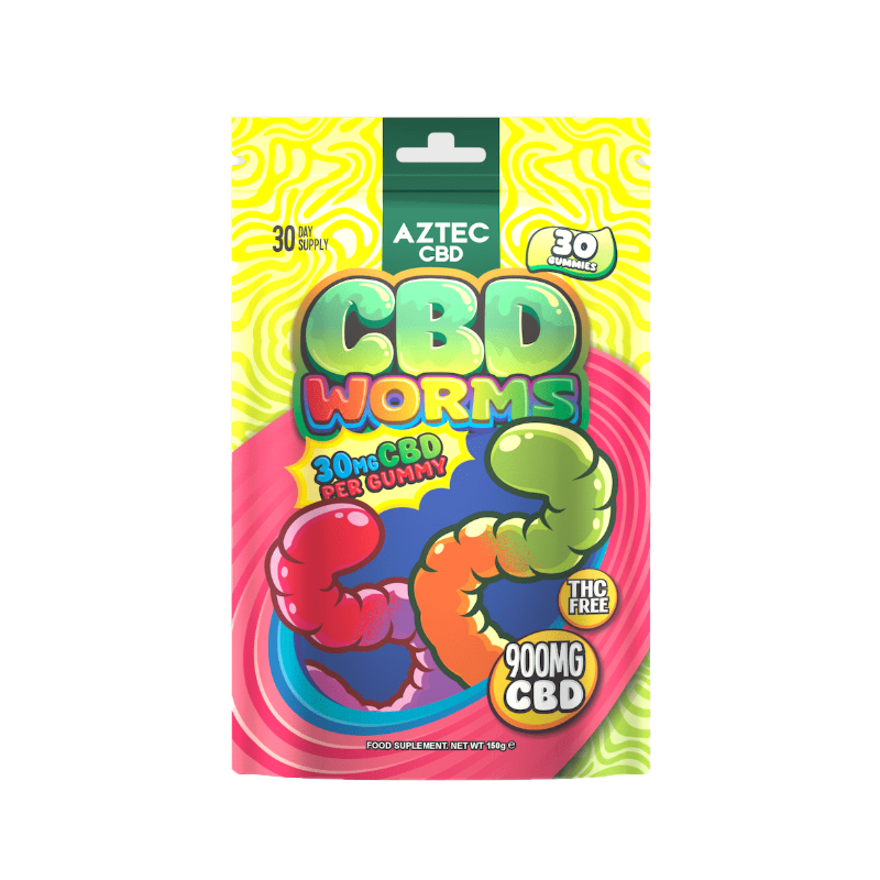 Aztec CBD Worms Gummies – 900MG