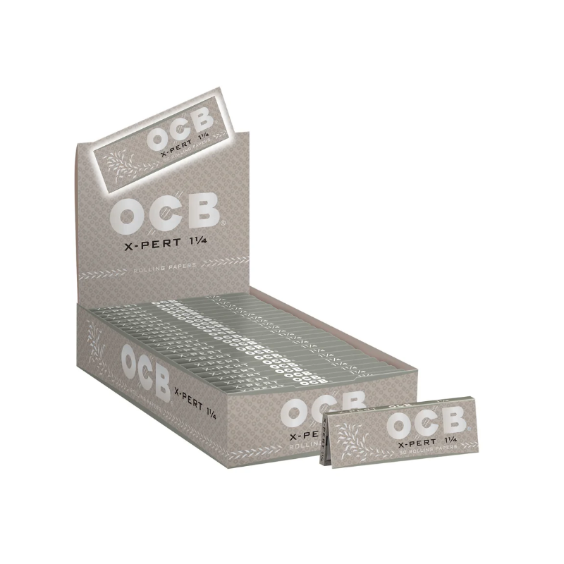 New OCB X-Pert Silver 1¼ Rolling Papers 25 pack