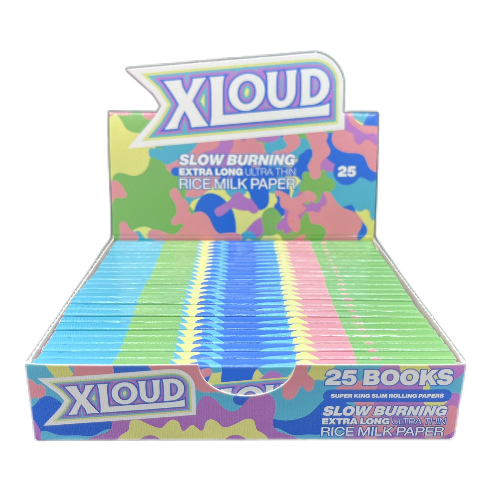 XLoud Extra Long Ultra Thin Rice Milk Paper 25 Packs