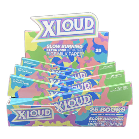 XLoud Extra Long Ultra Thin Rice Milk Paper 25 Packs