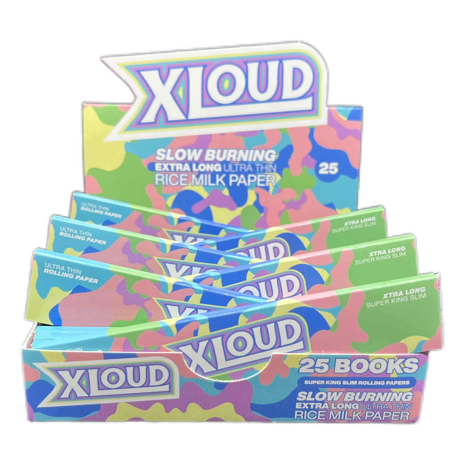 XLoud Extra Long Ultra Thin Rice Milk Paper 25 Packs